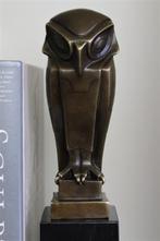 Bronzen Uil Beeld Art Deco stijl op Marmer naar Altorf, Verzenden