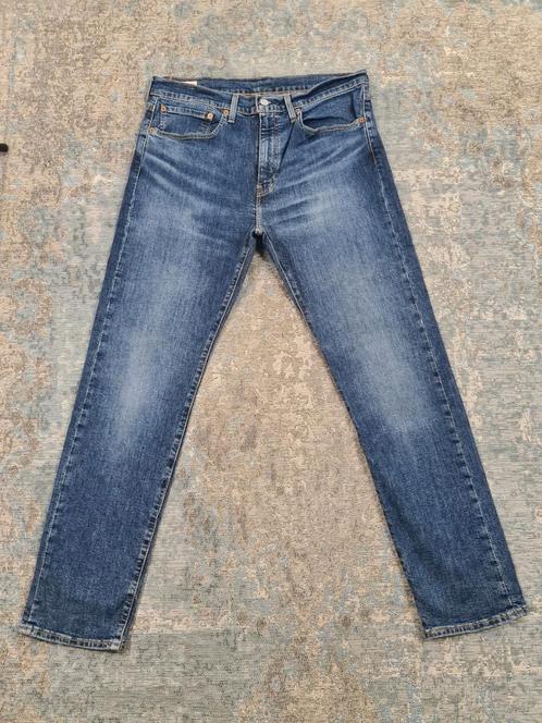 Levi's 502 W34 L32 Tapered STRETCH Bronno3432 Blauw, Kleding | Heren, Spijkerbroeken en Jeans, Zo goed als nieuw, W33 - W34 (confectie 48/50)