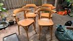 4 stoeltjes, opknappers, Gebruikt, Bruin, Ophalen of Verzenden, Vier