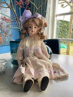 Prachtige brocante pop, Verzamelen, Poppen, Ophalen of Verzenden, Gebruikt, Pop