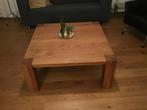 Eiken Salontafel 100x100, Huis en Inrichting, Tafels | Salontafels, Ophalen, Gebruikt, 50 tot 100 cm, 100 tot 150 cm