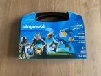 Playmobil Knights - meeneemkoffer 5657 ridder & blauwe draak, Complete set, Ophalen of Verzenden, Zo goed als nieuw