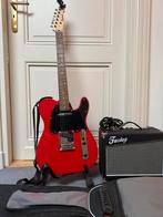 Fender Squier Telecaster met versterker en gig bag, Muziek en Instrumenten, Snaarinstrumenten | Gitaren | Elektrisch, Fender, Gebruikt
