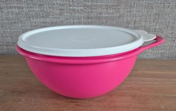 Tupperware Mixkom Mengkom superkom Roze-wit 1,4L NIEUW beschikbaar voor biedingen