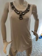 Philipp plein shirt met kralen en steentjes maat s, Philipp plein, ., Wit, Ophalen of Verzenden