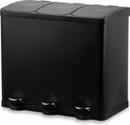 Prullenbak 3 vakken, 60L, Afvalscheiding - 3x 20, Kunststof, Nieuw, 40 liter of meer, Ophalen of Verzenden