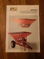 Tractor folder PZ zweegers SPECTRA strooiers, Ophalen of Verzenden, Zo goed als nieuw