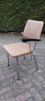 vintage buisframe stoel met skai zitting, Ophalen, Gebruikt, Eén
