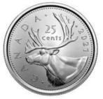 Canada - 25 cent 2021 - Circulated**, Postzegels en Munten, Munten | Amerika, Losse munt, Verzenden, Noord-Amerika