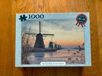 Kinderdijk in de winter R&B 1000 stukjes, Ophalen of Verzenden, 500 t/m 1500 stukjes, Gebruikt, Legpuzzel