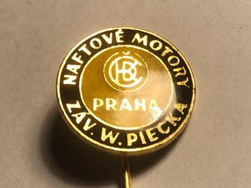 Epoxy NAFTOVE MOTORY PRAHA Speld (Oranje/Zwart/Goudkleur). beschikbaar voor biedingen