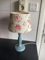 Lamp met lampenkap, Huis en Inrichting, Lampen | Tafellampen, Ophalen of Verzenden, Nieuw, Hout, Minder dan 50 cm