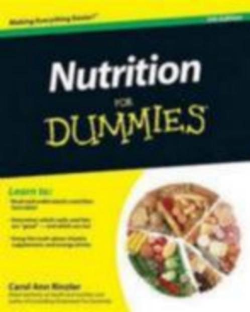 NUTRITION FOR DUMMIES Carol Ann Rinzler NIEUWSTAAT, Boeken, Psychologie, Zo goed als nieuw, Ophalen of Verzenden
