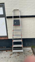 Huishoudtrap 6 treden 204 cm, Doe-het-zelf en Verbouw, Ladders en Trappen, Ophalen of Verzenden, Gebruikt, Minder dan 2 meter