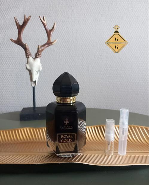 El nabil royal gold parfum sample/decant, Sieraden, Tassen en Uiterlijk, Uiterlijk | Parfum, Nieuw, Verzenden