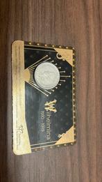 Wilhelmina coincard deluxe 1910, bieden vanaf.., Ophalen of Verzenden, Koningin Wilhelmina, ½ gulden, Zilver