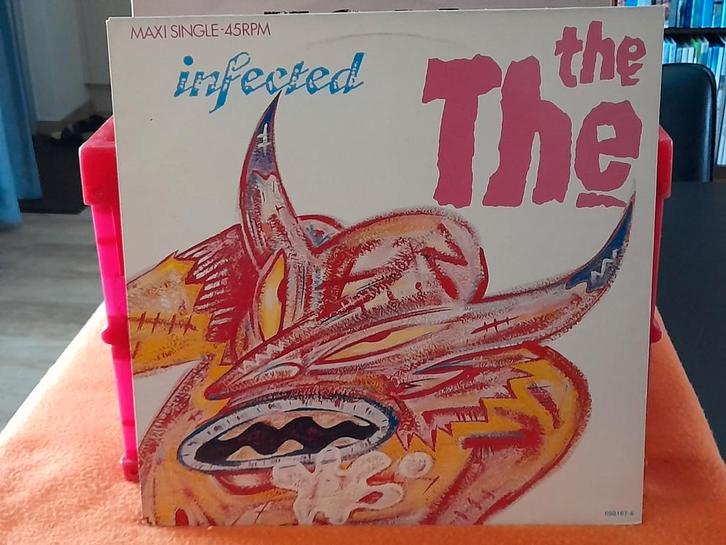 12" The The - Infected (1986), Cd's en Dvd's, Vinyl Singles, Zo goed als nieuw, Maxi-single, Pop, 12 inch, Ophalen of Verzenden
