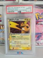 Raichu ex 2005 PSA 10, Ophalen of Verzenden, Nieuw, Losse kaart, Foil