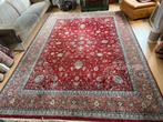 Handgeknoopt Pakistaans Kashan tapijt – ca. 345  246 cm, Info@bababoho.com, 200 cm of meer, Zo goed als nieuw, Crème