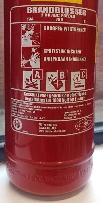 Abc poeder brandblusser  beschikbaar voor biedingen