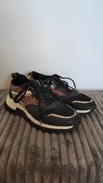 Lage sneakers - zwart/panter/goud - maat 37, Zwart, Ophalen of Verzenden, Sneakers of Gympen, Gedragen