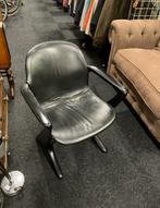 4 Ernst Moeckl Z Stoelen - Zwart Leer, Huis en Inrichting, Stoelen, Gebruikt, Zwart, Leer, Ophalen of Verzenden