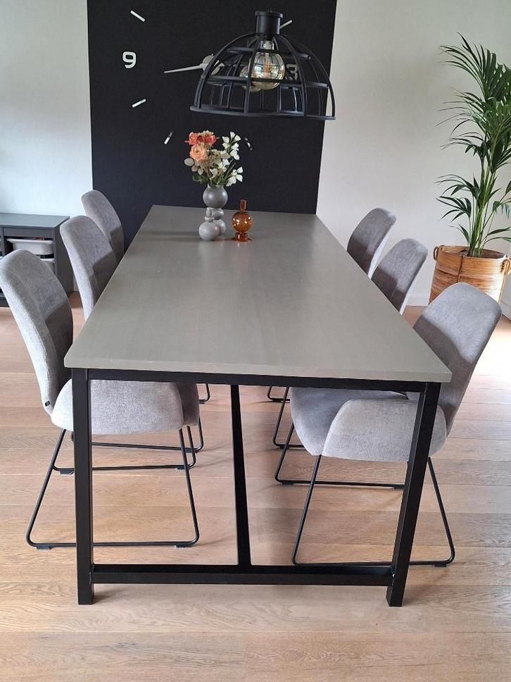 Eetkamertafel (rechthoek 240 x 100 cm), Huis en Inrichting, Tafels | Eettafels, Gebruikt, 50 tot 100 cm, 200 cm of meer, Vijf personen of meer