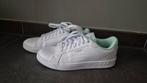Witte puma sneakers met licht groen detail maat 39, Puma, Ophalen of Verzenden, Groen, Sneakers of Gympen