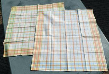 Vintage NIEUWE katoen theedoek keukendoek 68 x 65 cm (J4) beschikbaar voor biedingen