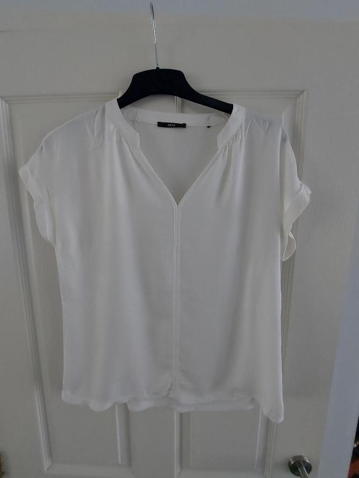 mooie Zero blouse top ongedragen!, Kleding | Dames, Blouses en Tunieken, Zo goed als nieuw, Maat 38/40 (M), Wit, Ophalen