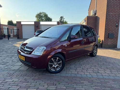 Opel Meriva 1.6 16V 2003 Rood APK 14-12-2025, Auto's, Opel, Bedrijf, Meriva, Airbags, Boordcomputer, Centrale vergrendeling, Elektrische buitenspiegels