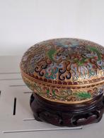 Chinees Cloisonné Dekseldoosje, 20e Eeuw, Ophalen of Verzenden