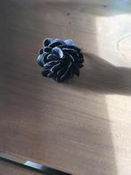 Bloemen ring blauw goud verstelbaar roos ringen accessoires, Verzenden, Nieuw, Blauw, Dame