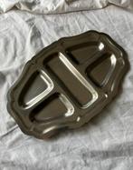 Vintage Franse RVS hapjesschaal inox retro aperitiefschaal, Huis en Inrichting, Keuken | Servies, Ophalen, Overige materialen