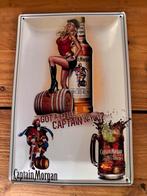 Captain Morgan Emaille Reclamebord Vintage Bar Decoratie Man, Antiek en Kunst, Ophalen of Verzenden