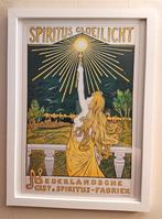 Spiritus Gloeilicht Jugendstil Deco Affiche Poster in Frame, Ophalen of Verzenden, Nieuw, Reclamebord