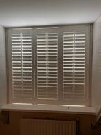 Witte shutter, 3-delig, 130x125cm, Huis en Inrichting, Ophalen, Gebruikt, Wit, 100 tot 150 cm