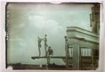 Mooie afdruk van oude foto duikplank en mensen in badpak, 1940 tot 1960, Gebruikt, Ophalen of Verzenden, Foto