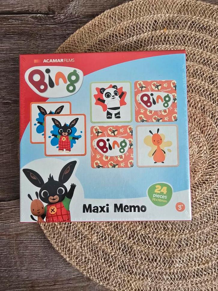 Bing Maxi Memo - nieuw in verpakking!, Kinderen en Baby's, Speelgoed | Overig, Nieuw, Jongen of Meisje, Ophalen of Verzenden