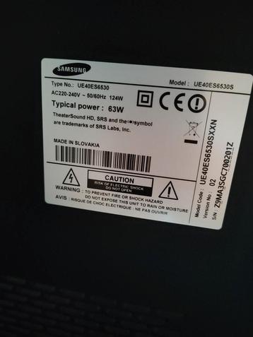 Samsung 40 inch Smart TV - Afstandsbediening nodig beschikbaar voor biedingen