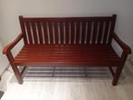 Prachtig Bordeauxrood bankje., Huis en Inrichting, Ophalen of Verzenden, Zo goed als nieuw