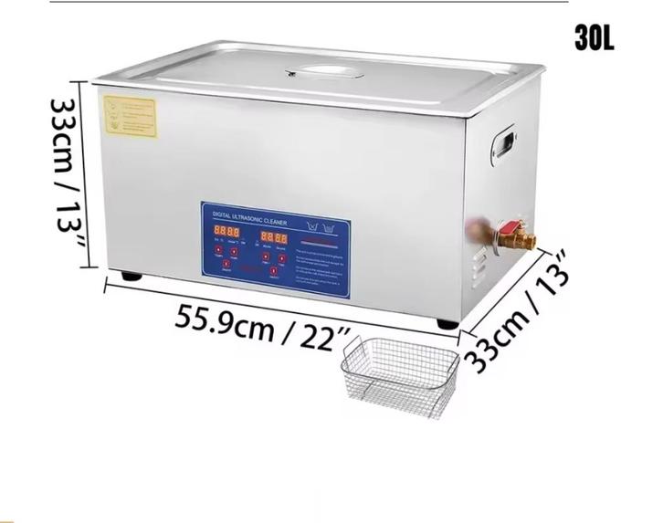 Ultrasoon reiniger 30 Liter  € 240 NIEUW IN DOOS, Doe-het-zelf en Verbouw, Reinigingsmachines, Nieuw, Ophalen of Verzenden