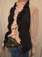 Josephine & Co M giletje gilet wol cashmere  bruin, Ophalen of Verzenden, Zo goed als nieuw, Maat 38/40 (M), Bruin