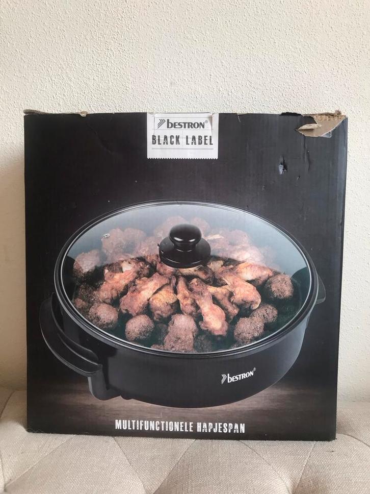 Bestron Hapjespan - Nieuw in Verpakking!, Witgoed en Apparatuur, Grillplaten, Nieuw, Ophalen