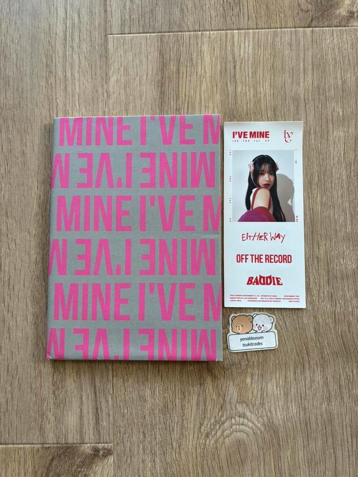 ive i’ve mine album cd + wonyoung kpop k.pop, Verzamelen, Muziek, Artiesten en Beroemdheden, Zo goed als nieuw, Ophalen of Verzenden