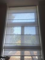 Moderne witte rolgordijnen met ophangsysteem, Ophalen, 100 tot 150 cm, 200 cm of meer, Wit