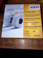 Prijstang Etiketten - Avery, Ophalen of Verzenden, Nieuw in verpakking, Overige typen