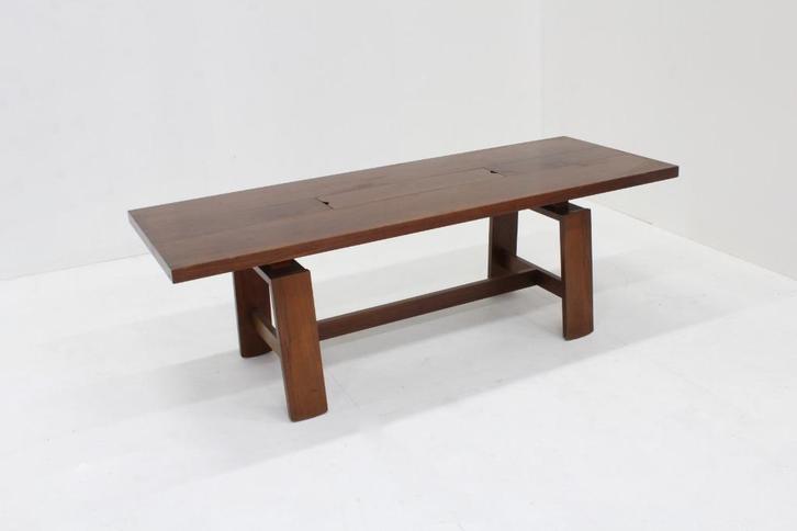 Vintage eettafel Silvio Coppola voor Bernini 1960s, Huis en Inrichting, Tafels | Eettafels, Gebruikt, 50 tot 100 cm, 200 cm of meer