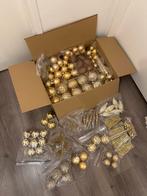 Kerstballen, goudkleurig (glas en kunststof), Ophalen, Zo goed als nieuw