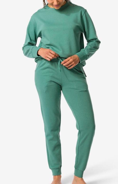 Heerlijk huispak - joggingpak, maat M, HEMA, Kleding | Dames, Huispakken, Zo goed als nieuw, Maat 38/40 (M), Groen, Ophalen of Verzenden